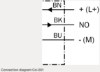Picture of Ind.andur IME, M12, Sn=8mm, Unshielded, NPN-NO, kere 44mm, 2m kaabel 3-juhet, SICK 